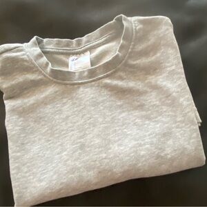 H&M Short sleeve grey Pullover crew neck